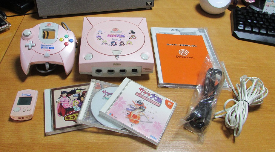 ドリームキャスト本体サクラ大戦Ver開封！ いや、正確にはまた開封
