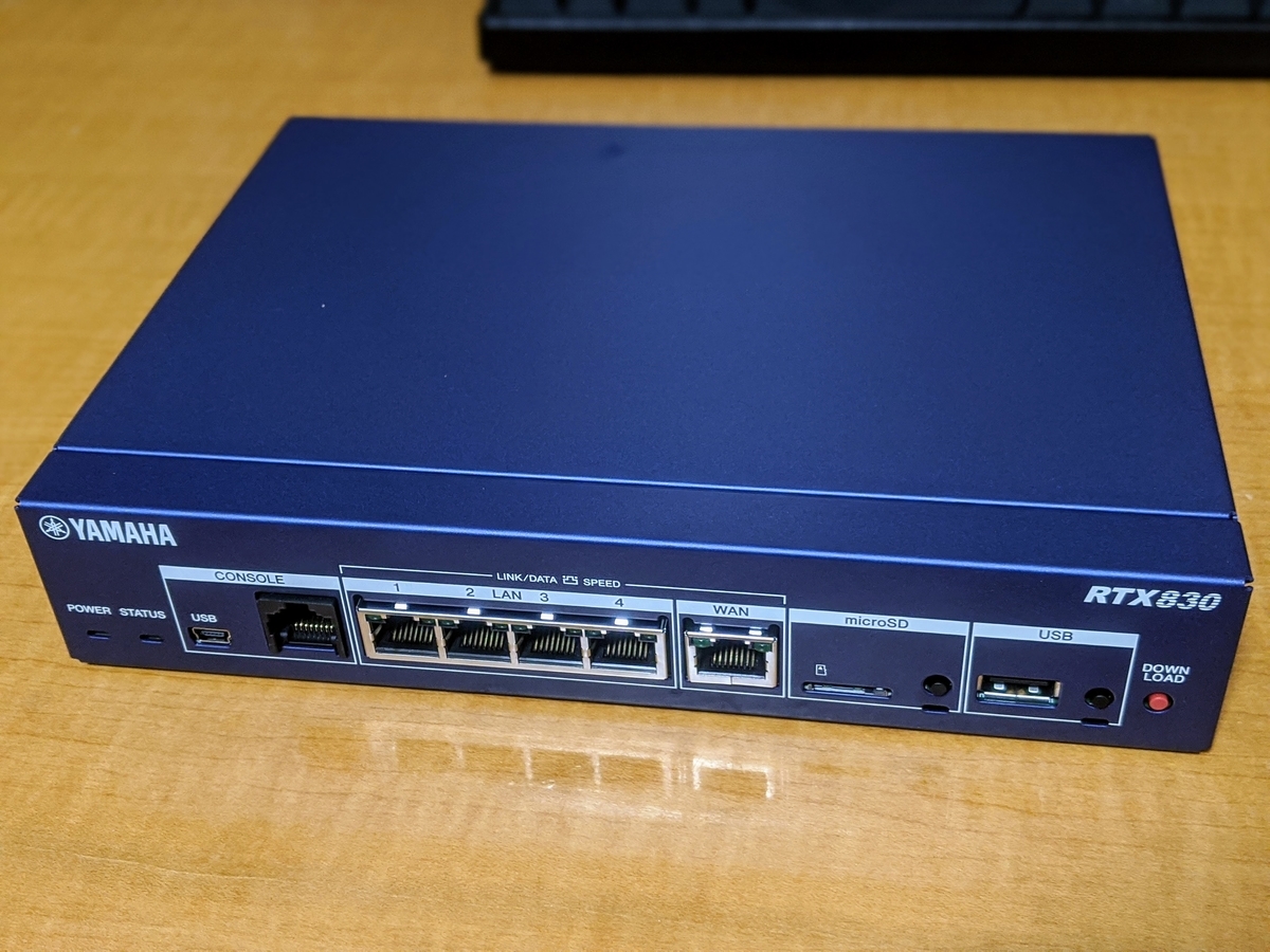 ヤマハ RTX830を購入 - locablo