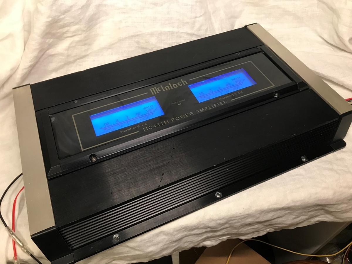 憧れのマッキントッシュ アンプMC431M カスタム・メンテナンス