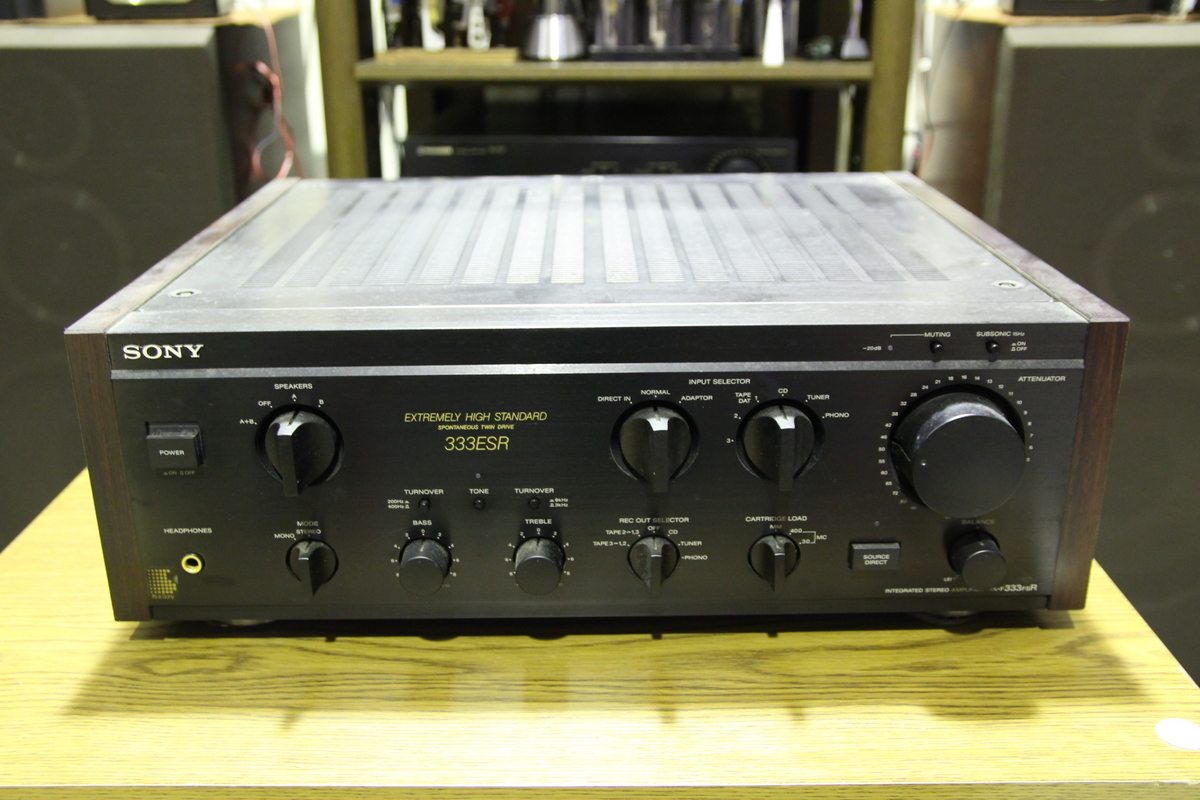 ソニー TA-F333ESR プリメインアンプ 動作確認とメンテナンス - 音遊び