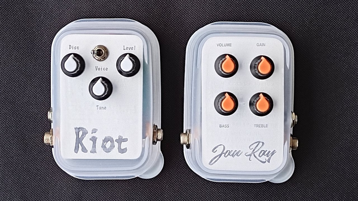 100均保存容器でエフェクターを作る - OUE