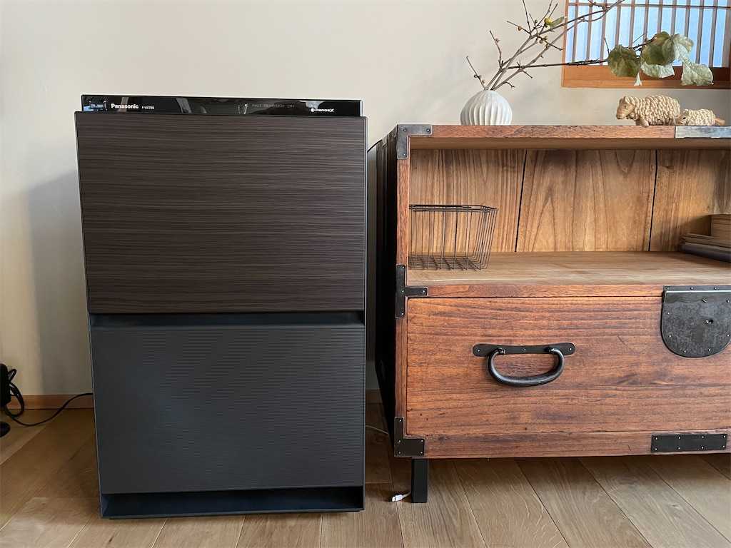 機能性・インテリア性抜群】パナソニック空気清浄加湿機F-VXT90-TMを