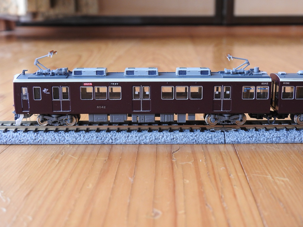 GREENMAX】阪急8000系(8042F)の作業が終わり出場！ - 新つなぐ