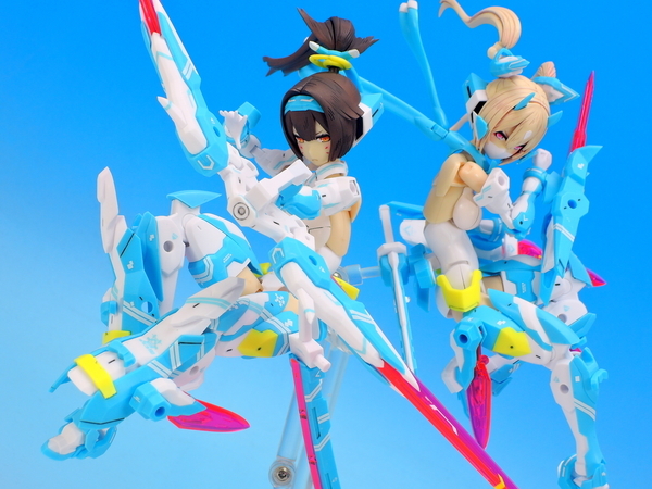 メガミデバイス 朱羅 弓兵 蒼衣 を作る その3 - YOの玩具箱