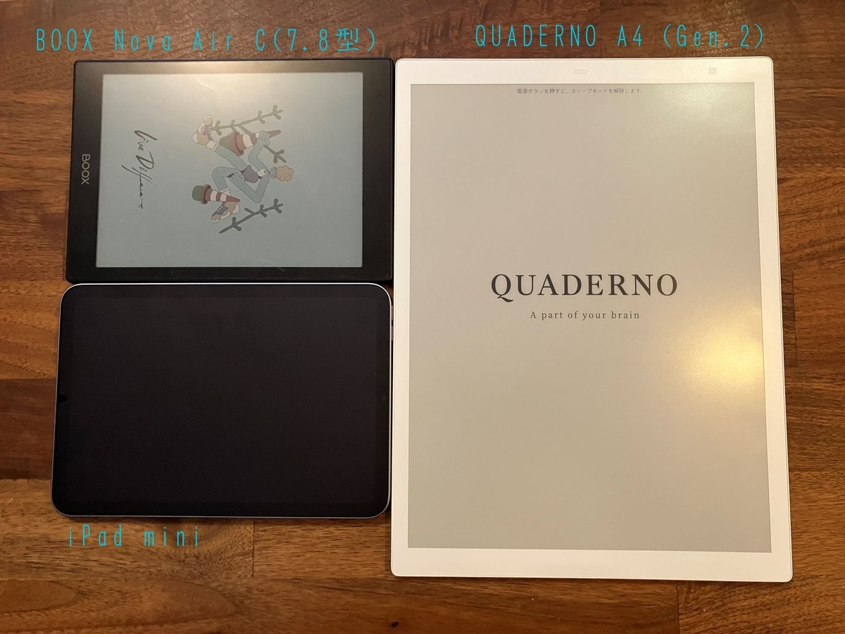 QUADERNO A4 (Gen.2)が届いた第一印象 - フリーランスのつれづれ