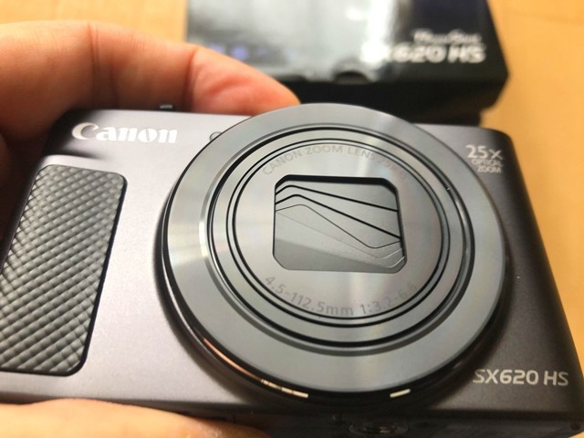 Canonデジタルカメラ PowerShot SX620HSレビュー！保護フィルム・機能