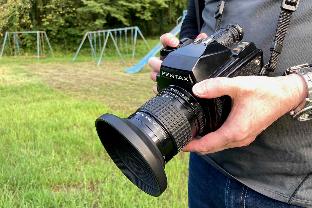 PENTAX645とSMC PENTAX-A 45mm f2.8で千葉県で一番低い山丸山を撮っ