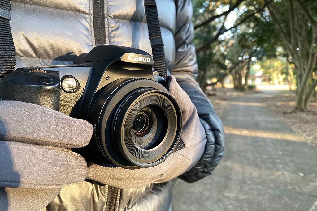 フィルムカメラのCanon New EOS KissとEF40mm f2.8 STMで千葉ポート