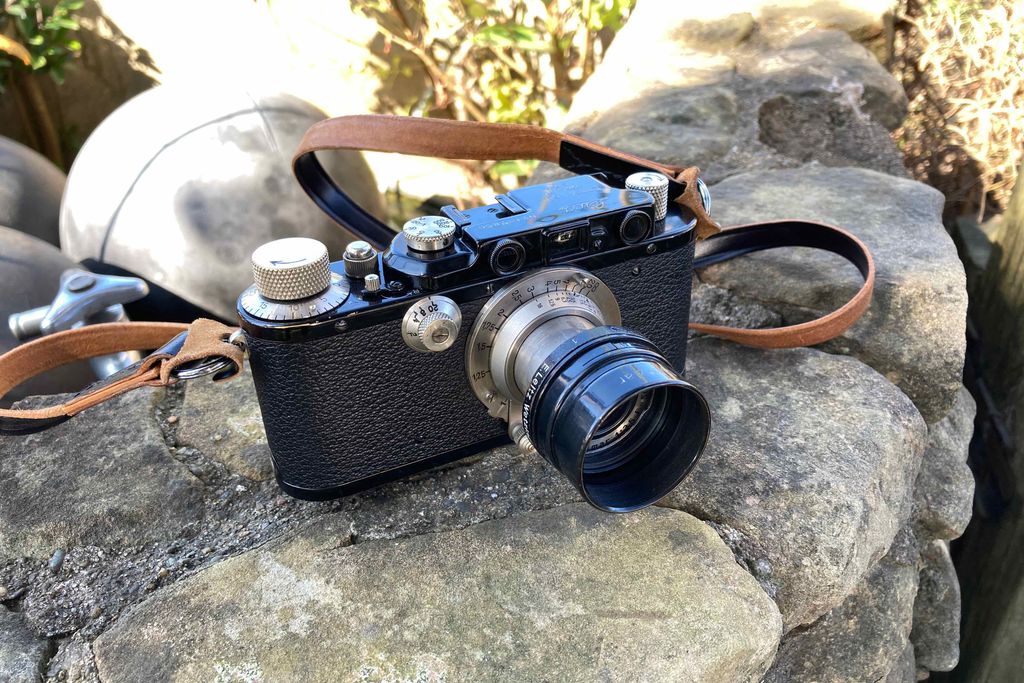 バルナックライカDIIIと旧Elmar 5cm f3.5にリバーサルフィルムで銚子を