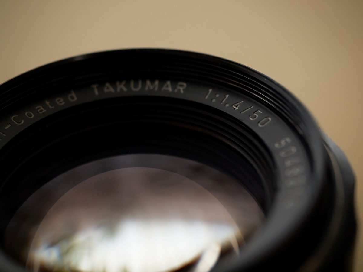 Super Multi Coated Takumar 50mm F1.4 の黄変対策 - Futatabi-Hajimeru