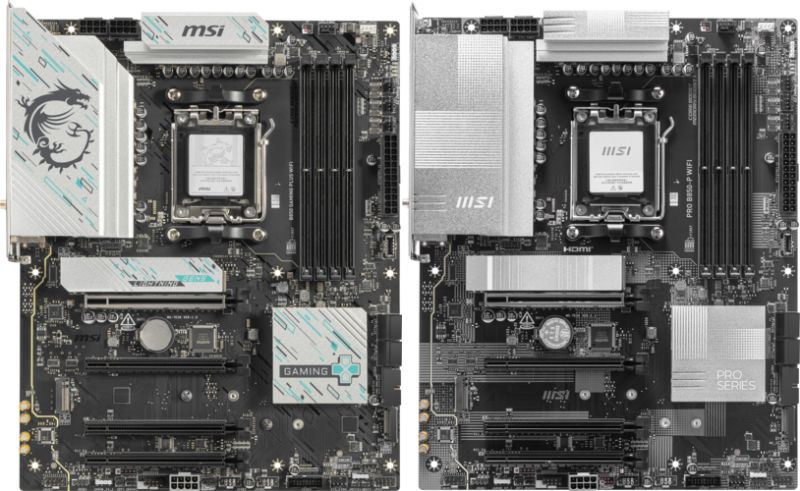 MSIの最新マザーボード「B850 GAMING PLUS WIFI」「PRO B850-P WIFI