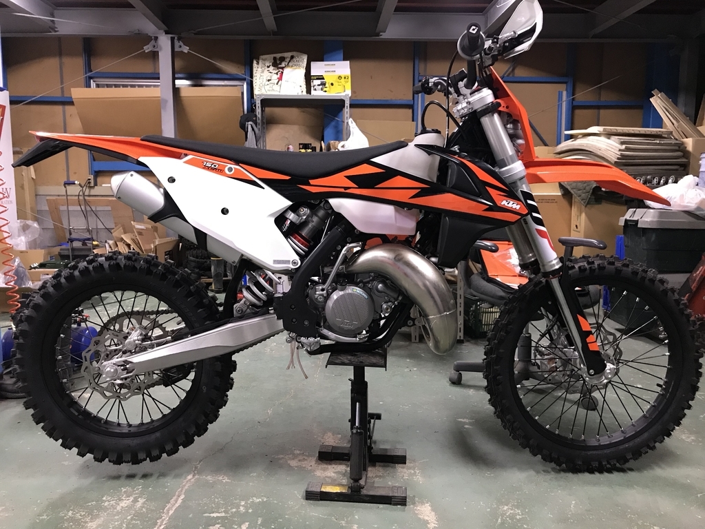 150XC-W 納車カスタム - 初心者オフローダーのブログ