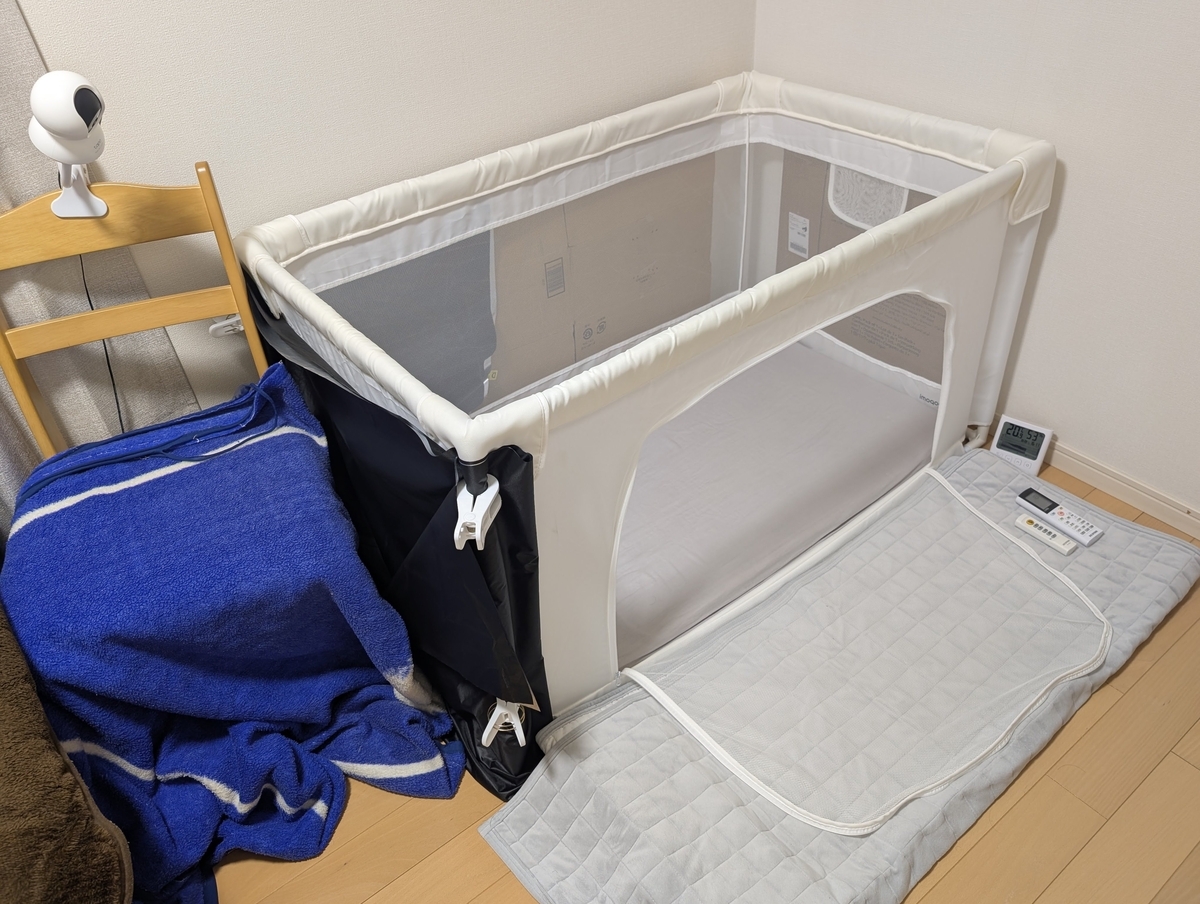 Tapo C200/C210/C230】ベビーベッドには