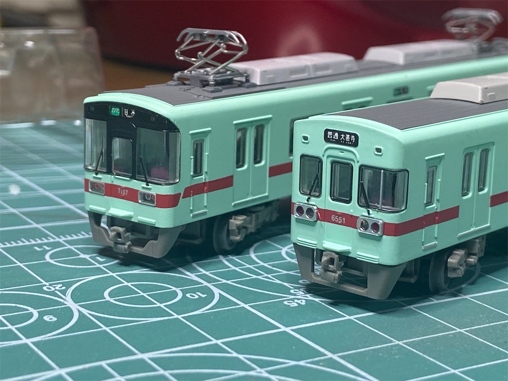 鉄道コレクション、西鉄電車のパンタグラフ交換 - NEW CHIBA TRAIN NET