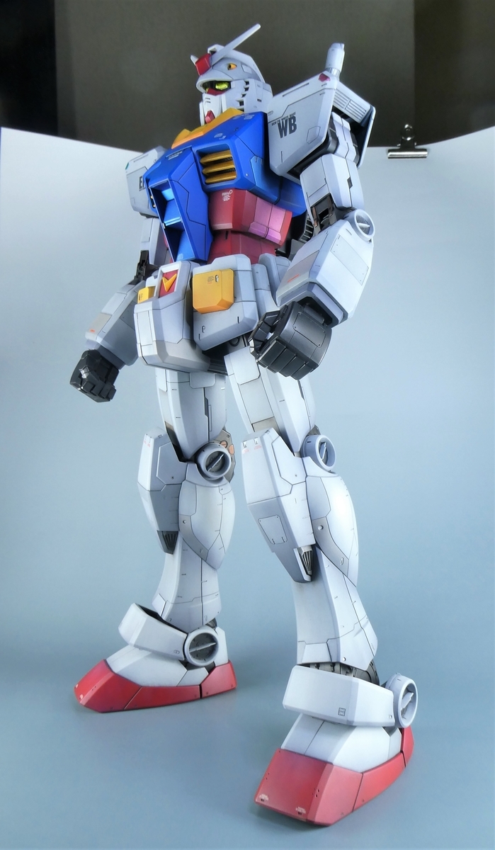 1/48 メガサイズ RX-78-2 ガンダム ウェザリング 素組 完成品
