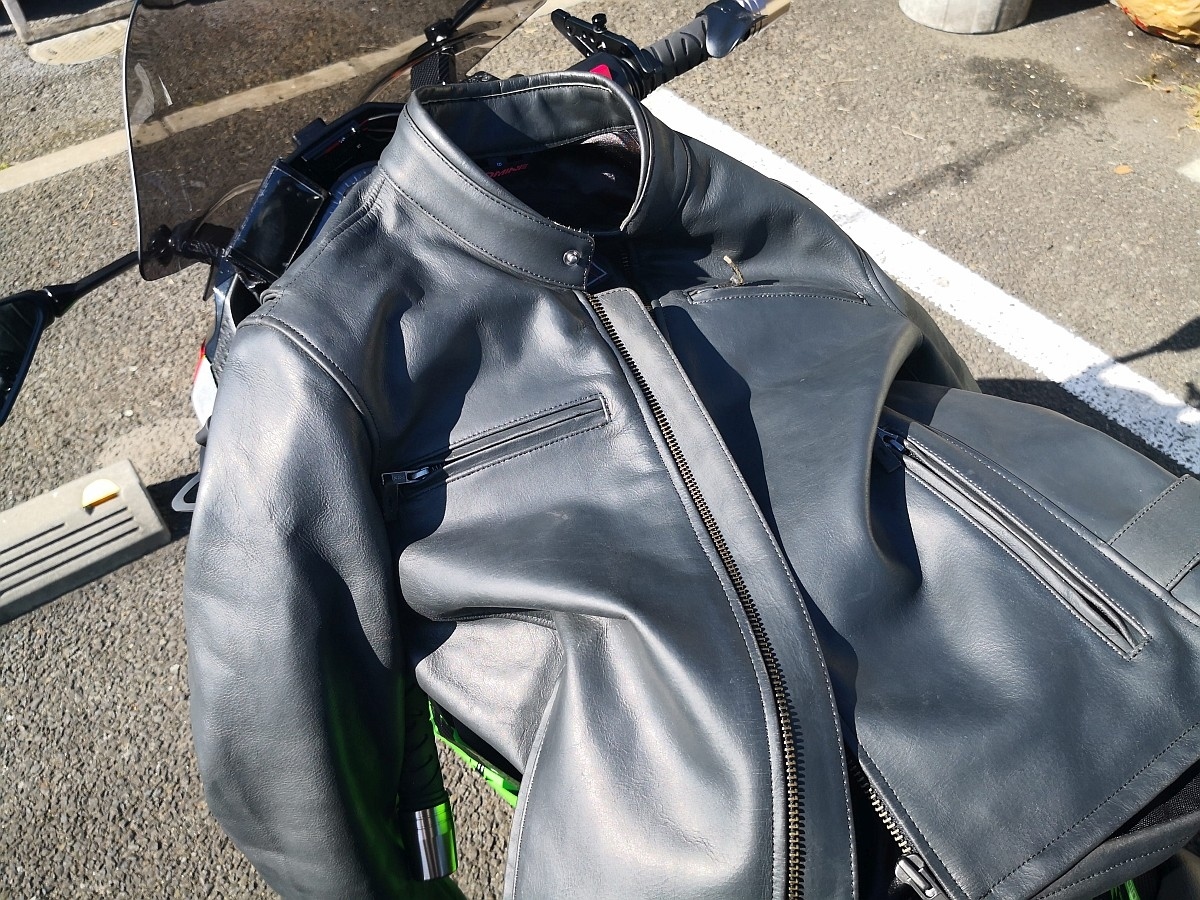 コミネ シングルライダース レザージャケット(02-534)インプレ