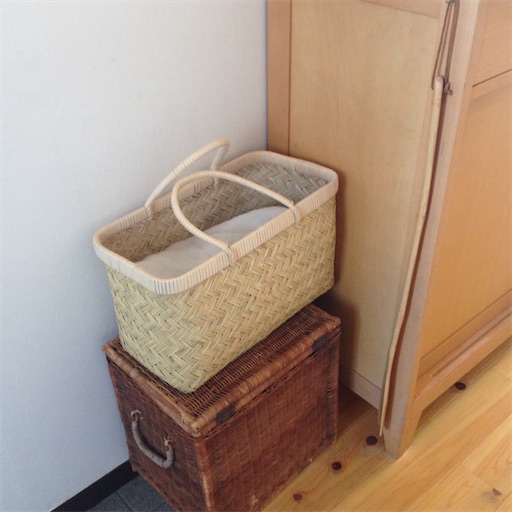 芸術品のエコバッグ】岩手鳥越竹細工の市場かご - ミニマリストの