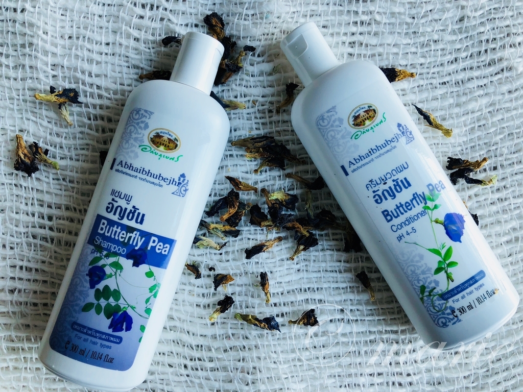 アバイブーベのバタフライピーシャンプー＆コンディショナー＠タイ