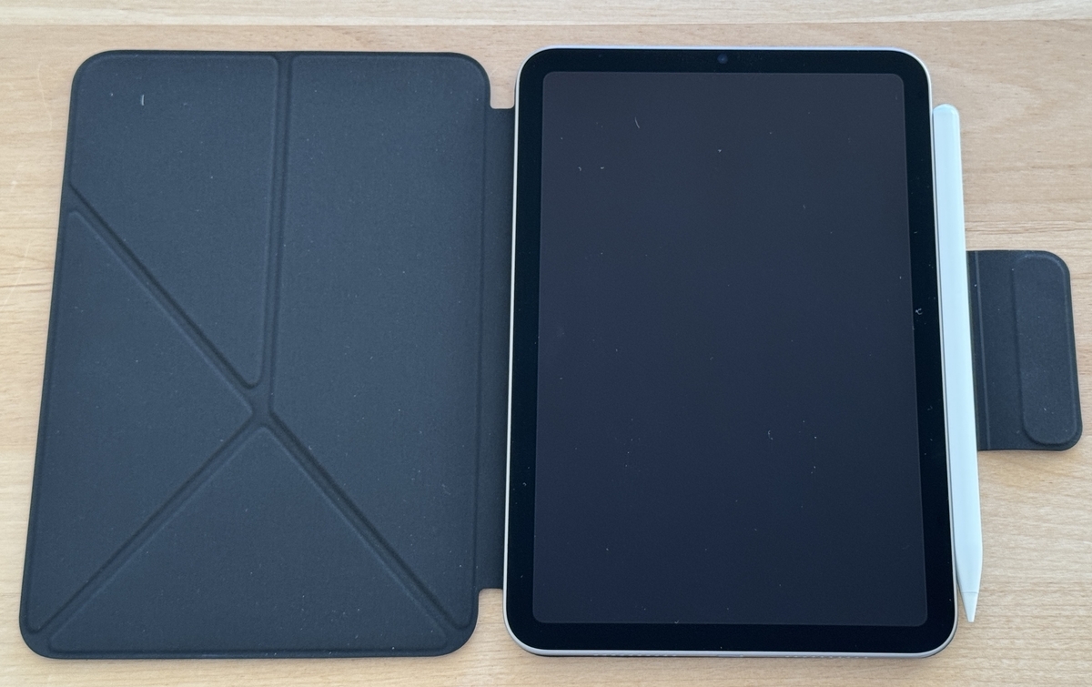 iPad mini 7 (A17 Pro)用 激推しアクセサリ1（互換ペンシル・縦置き