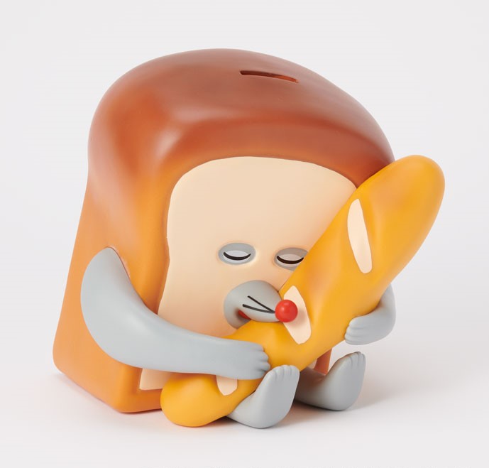 ブロッコリーくじ × パンどろぼう ラストギフト賞 ソフビ貯金箱