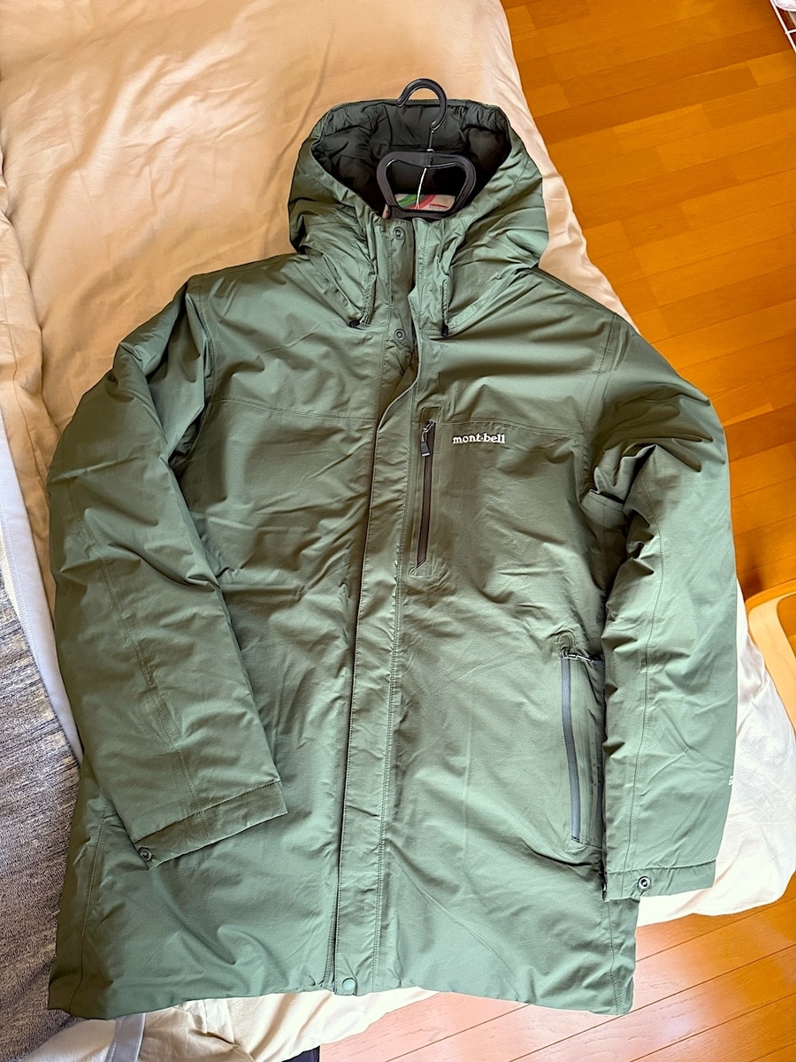 モンベル「アスペン ダウン ハーフコート」購入！〜ダウンをアピール