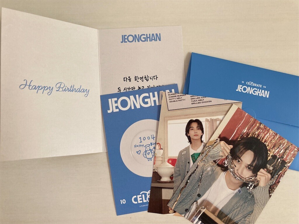 HAPPY JEONGHAN DAY BIRTHDAY BOX VER.3 - transparency