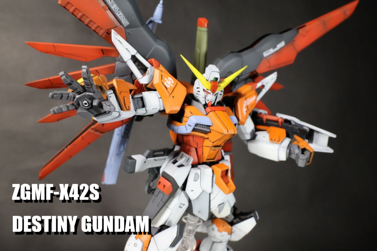 RG デスティニーガンダムの製作-最終段階（全塗装完成） - トチオーの