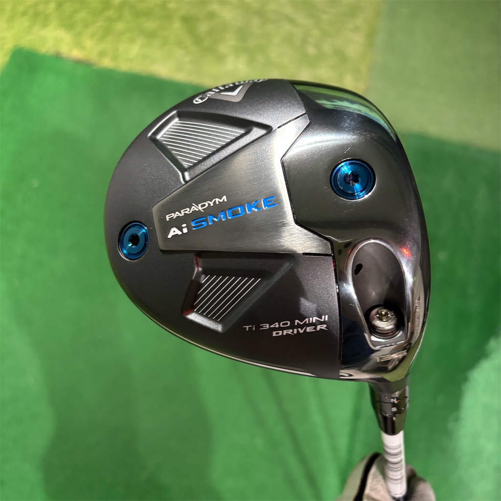 久しぶりのミニドラ — Callaway Paradym Ai Smoke Ti 340 Mini Driver