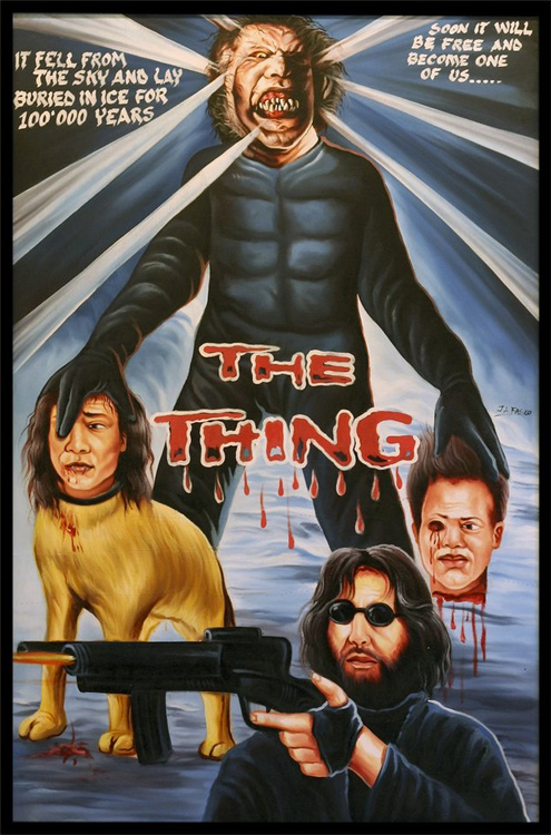 アフリカのガーナで、痺れる映画ポスターを描く男。 - ぼくと、むじな