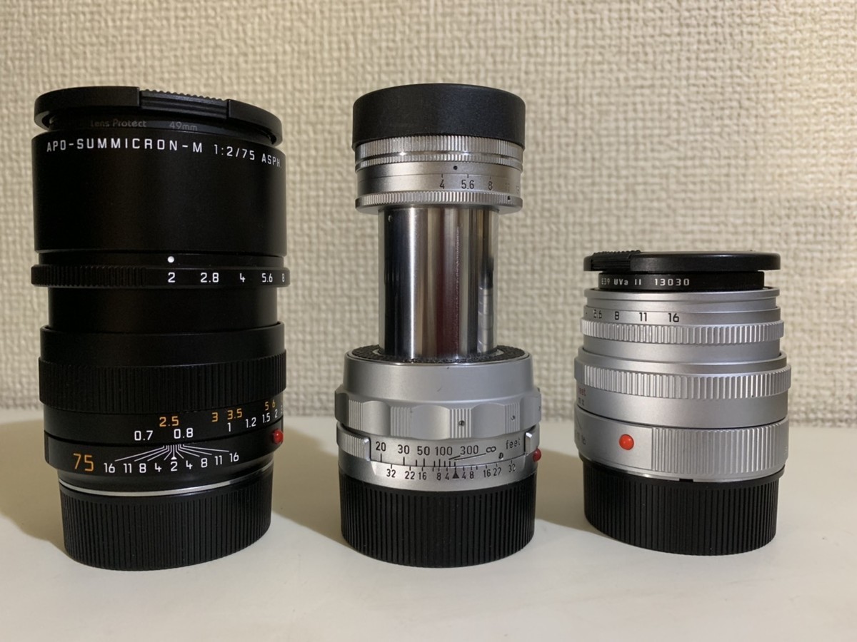 Leica Elmar M 90mm/F4.0 1st. Collapsible Silver - 右から読んでも
