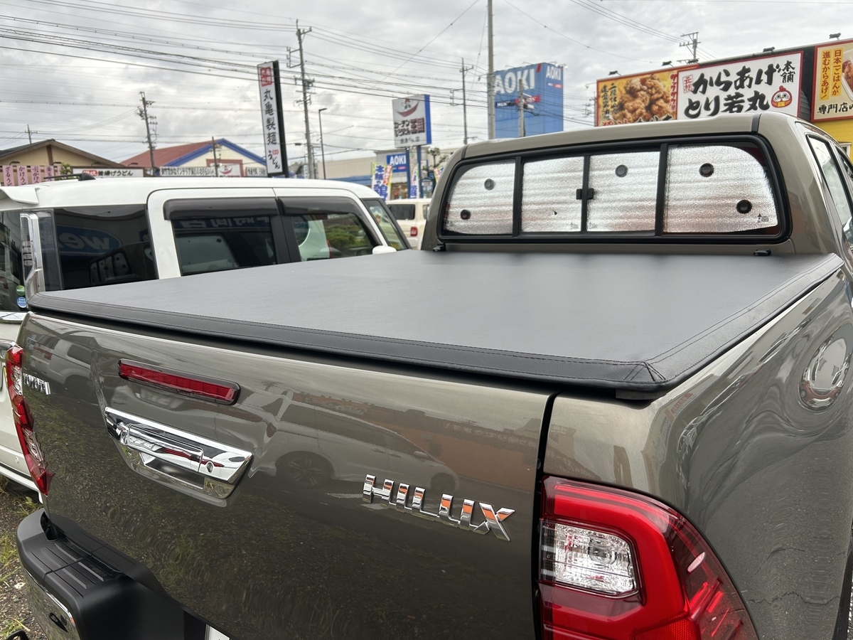 ハイラックス用ソフトトノカバーをレビュー！水漏れなし！コスパ抜群
