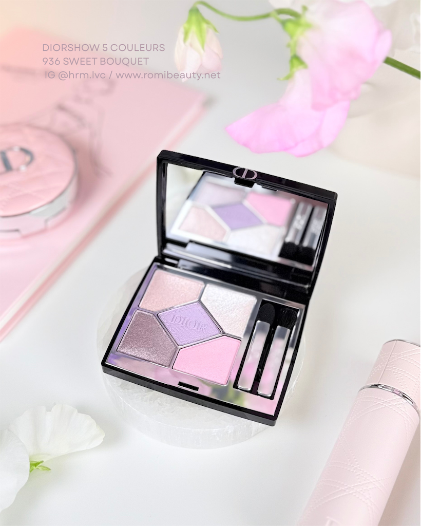 DIOR 洗練と透明感 ライラックピンク『ペールトーンの女神』アイ