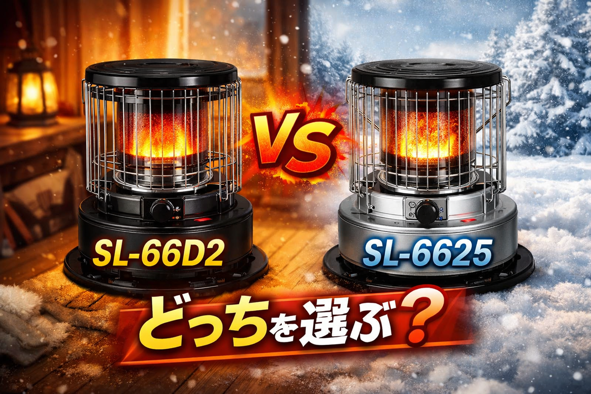 SL-66D2とSL-6625の違いは？コロナ石油ストーブどっちが買い？ - 家電