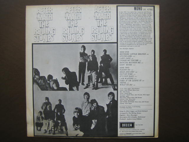 ローリング・ストーンズ UK盤AFTERMATHいろいろ！！ - ローリング