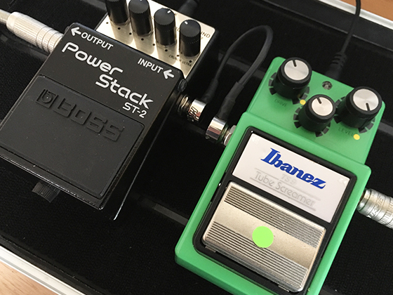 歪みエフェクターの組み合わせ例・パターン1【TS系オーバードライブ＋