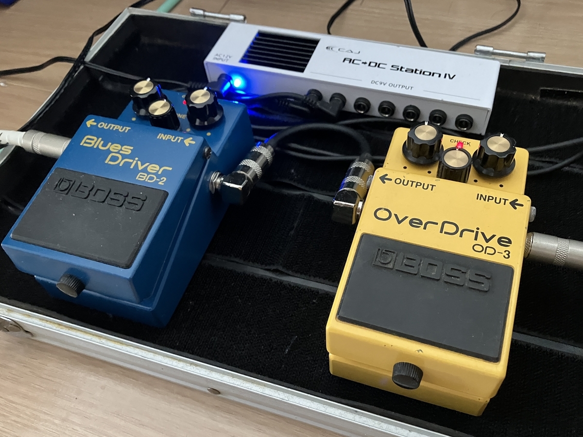 BOSS OD-3とBOSS BD-2を比較しました【ピッキングニュアンスに違いあり
