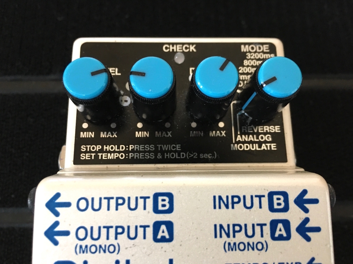 BOSS DD7のアナログモードの使い方【アナログディレイ