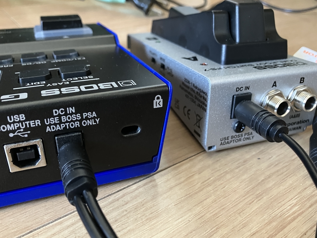 便利】BOSS GT-1にFS-7・デュアルフットスイッチを接続して使う方法と