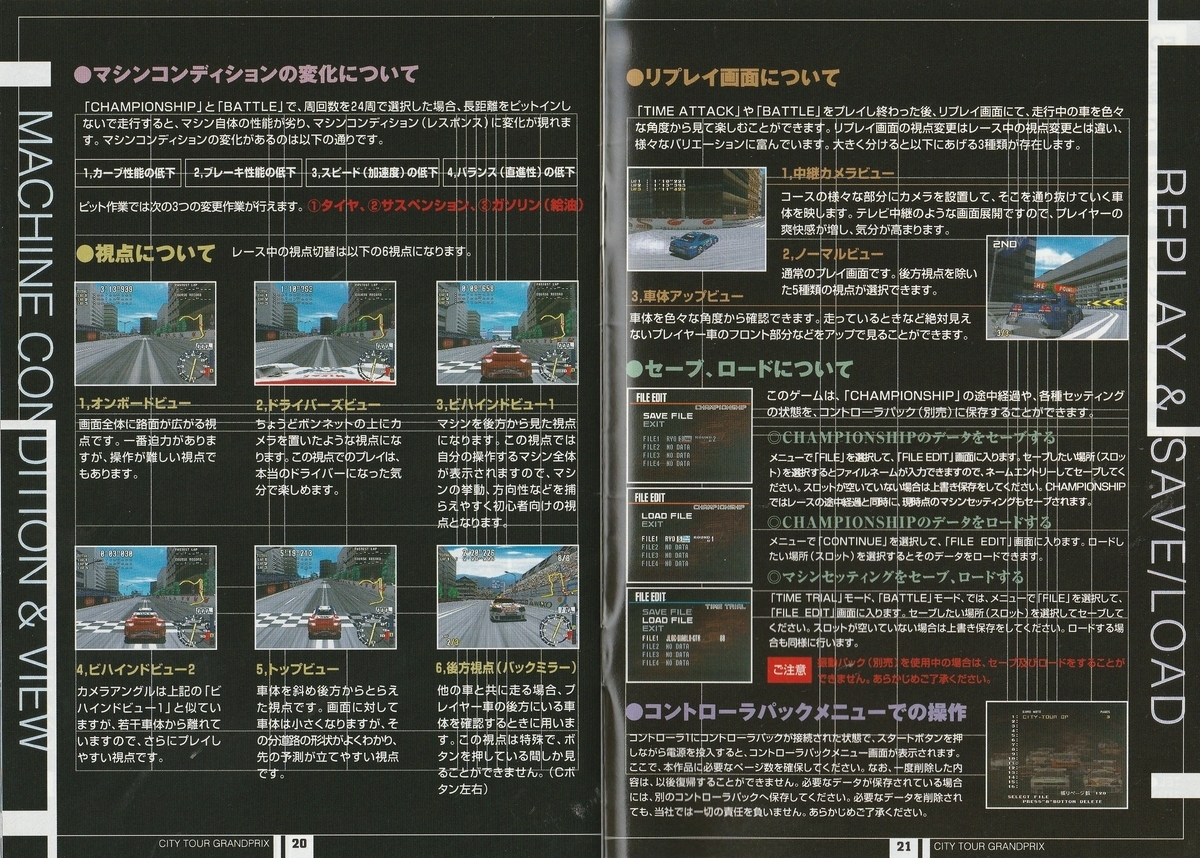 シティーツアーグランプリ ～全日本GT選手権～』1998年／ニンテンドウ