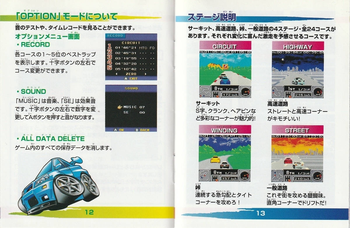 pocket GT』1999年／ゲームボーイカラー - レトロゲームの説明書保管庫