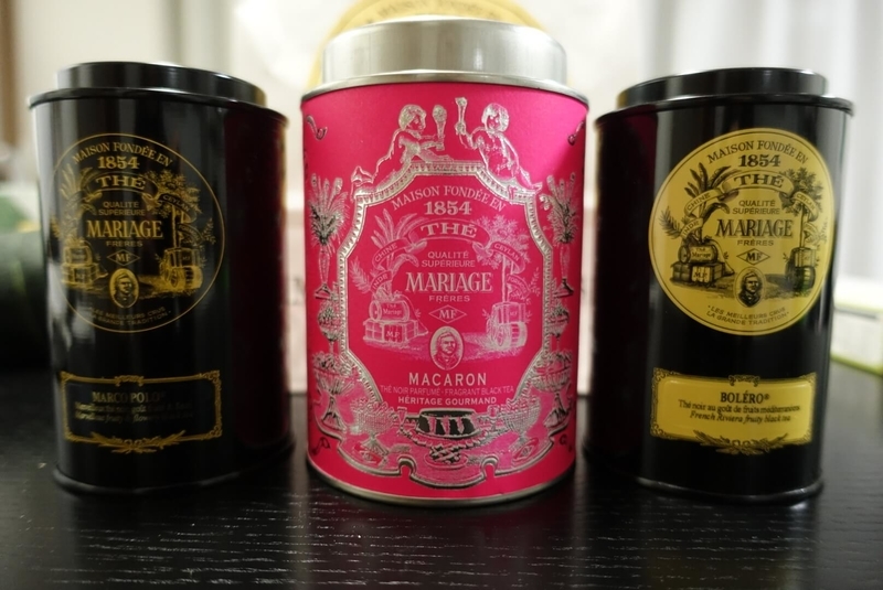マリアージュフレールのマカロンを飲んだ感想 - 食いしん坊くまの