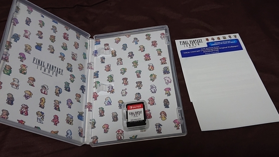 海外パッケージ版ピクセルリマスターは、日本語完全対応でした