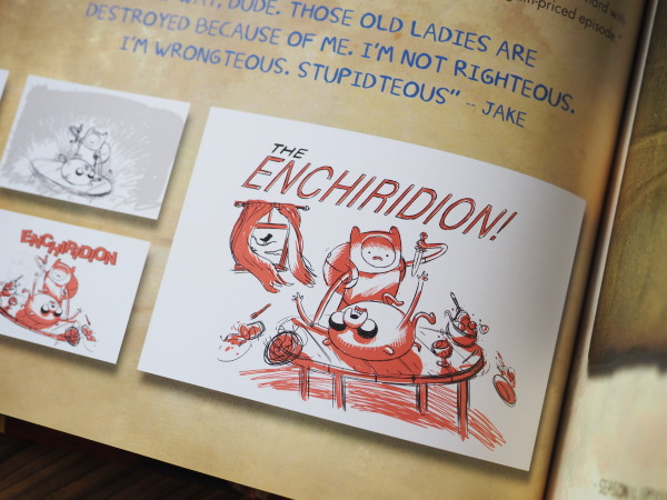 見て楽しい、読んでも楽しい、タイトルカード画集「Adventure Time