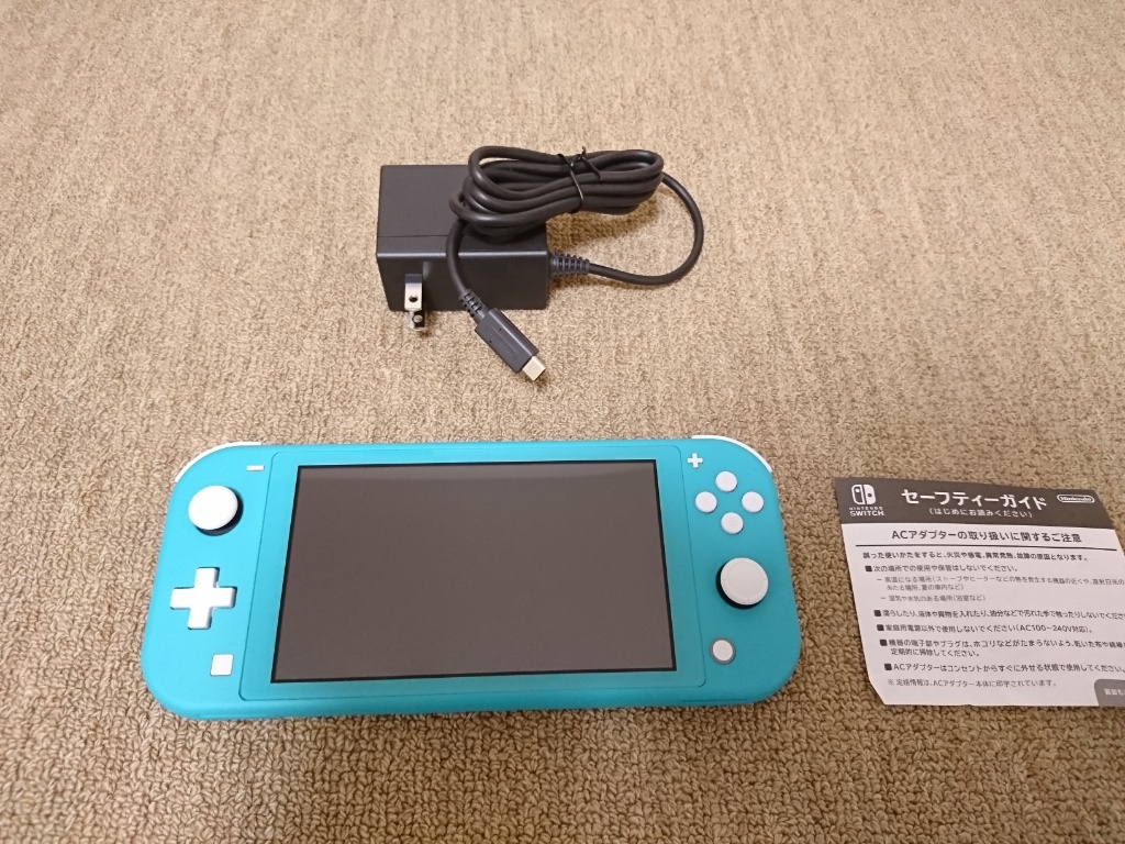 Switch Lite購入レビュー！】本体の容量は？同封物は？【ドラクエ体験