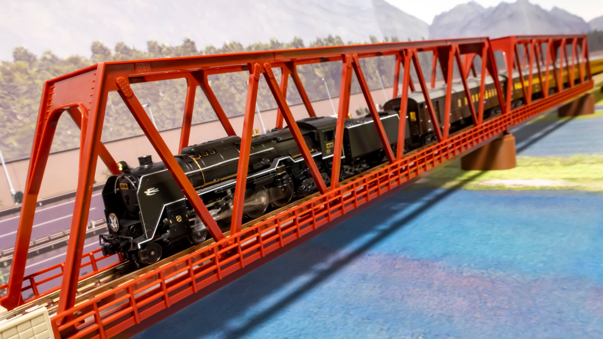 Nゲージ】C62蒸気機関車🚂の客車「スハ44系 特急はと」がフル編成に