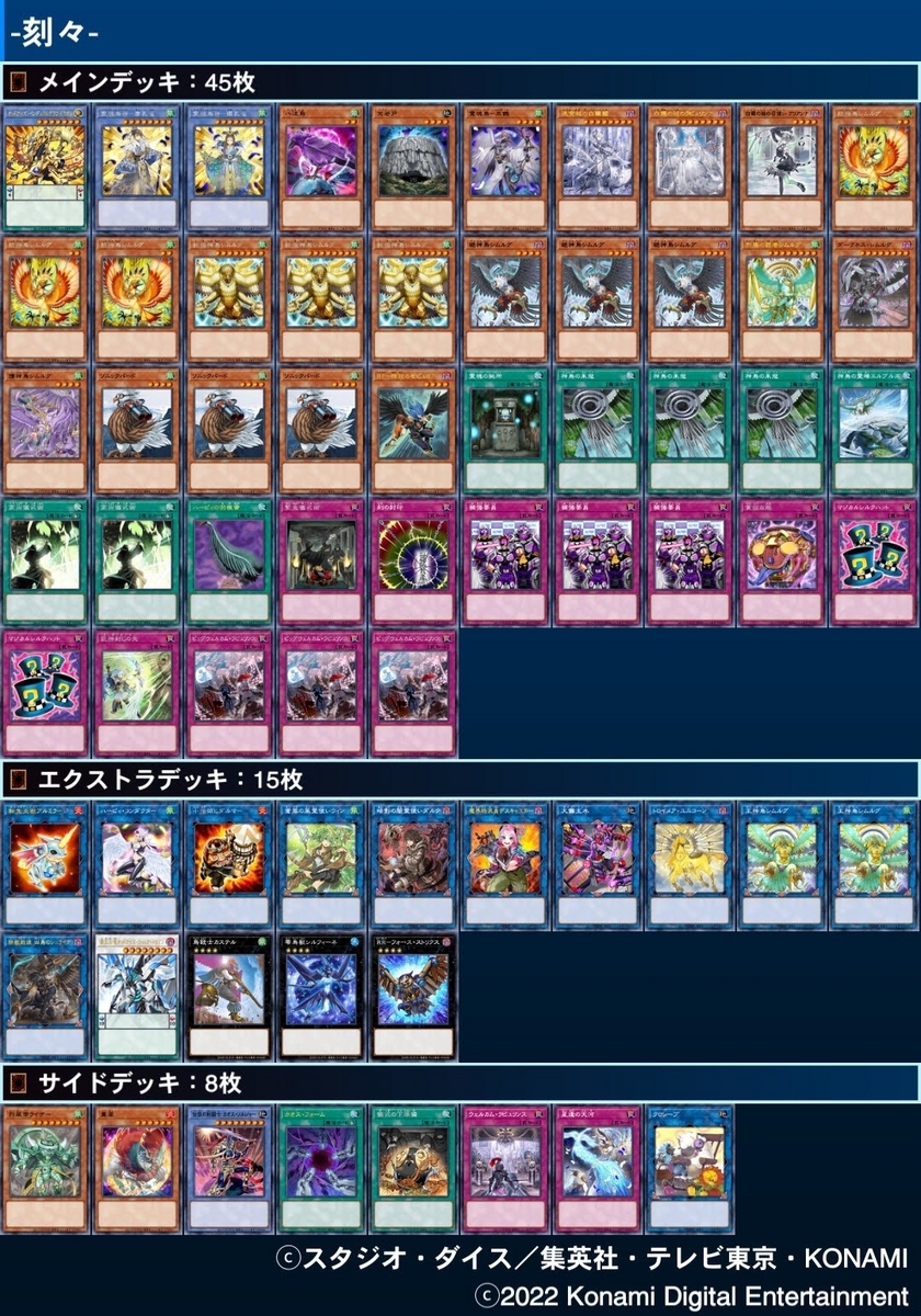 刻々-】デッキ紹介 - ルーシーの遊戯王とサブカル集会所