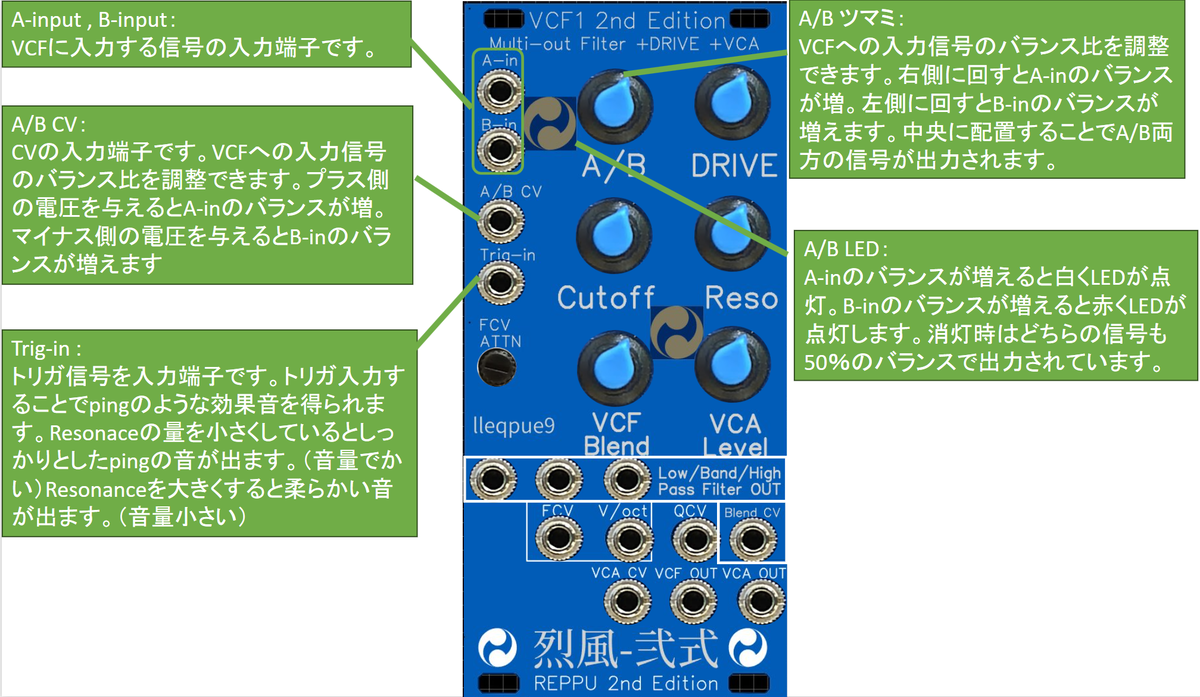 VCF1 2nd Eiditon +DRIVE +VCA 烈風 弐式 のご紹介 - 【lleqpue9