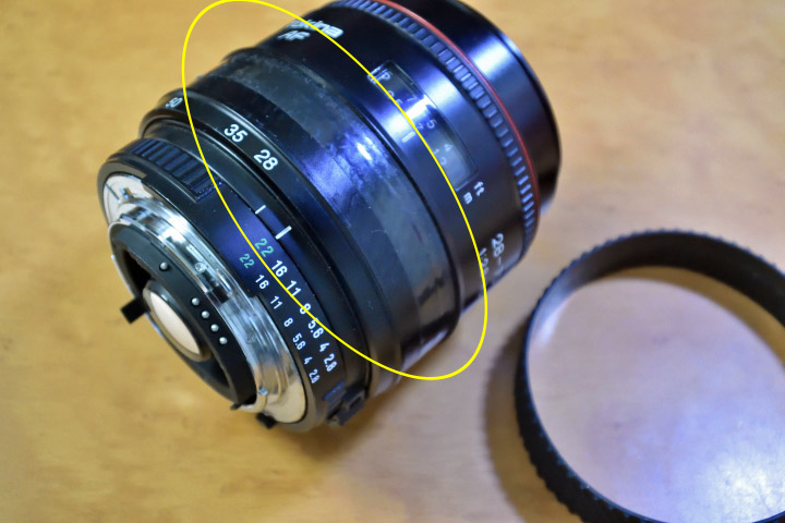 トキナ「Tokina AF287 28-70mm f/2.8-4.5 AF」簡単な分解・清掃 - 虹色