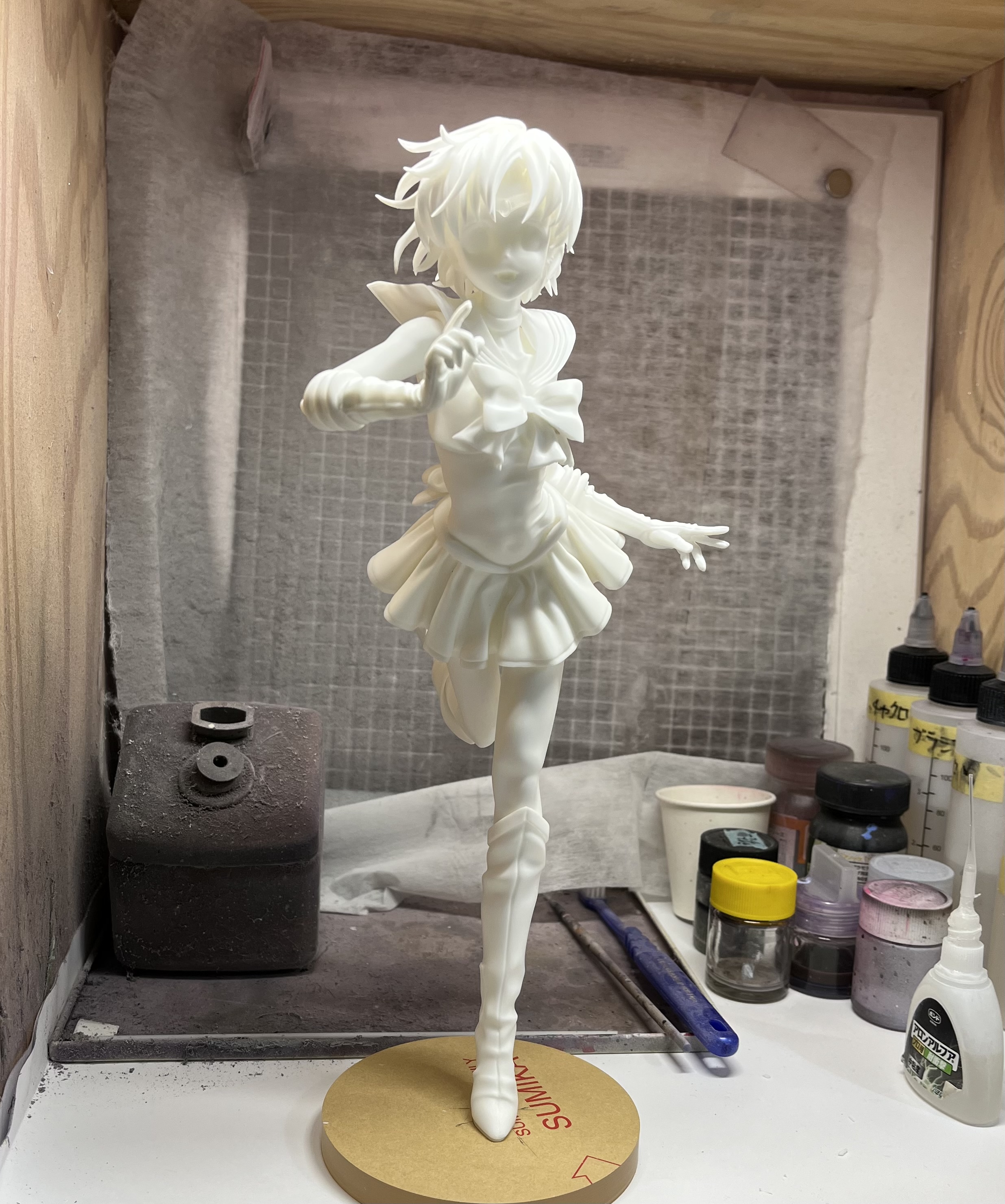 セーラーマーキュリー ガレージキット製作中 - MIYUTOのぷらも道