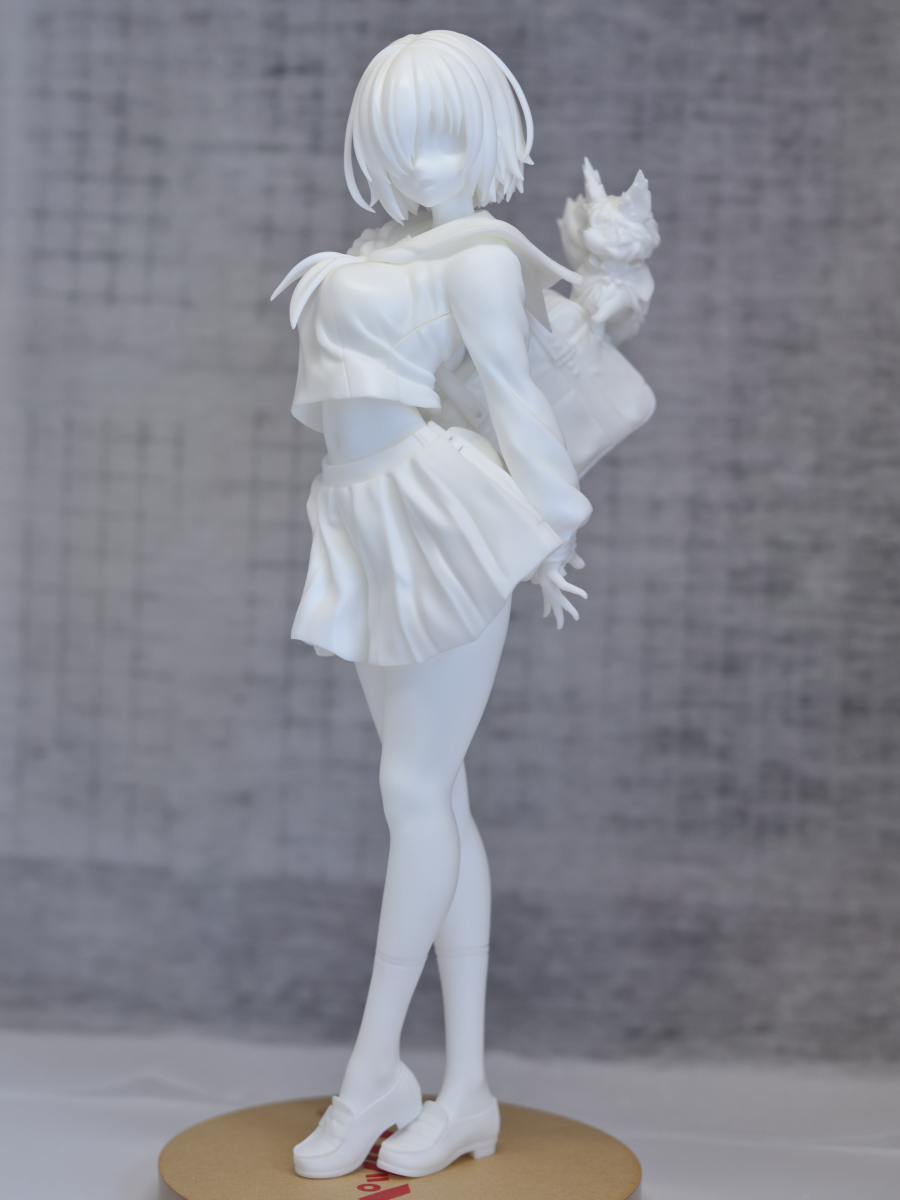 暑い季節に爽やかな制服 マシュ・キリエライト！ ガレージキット 完成